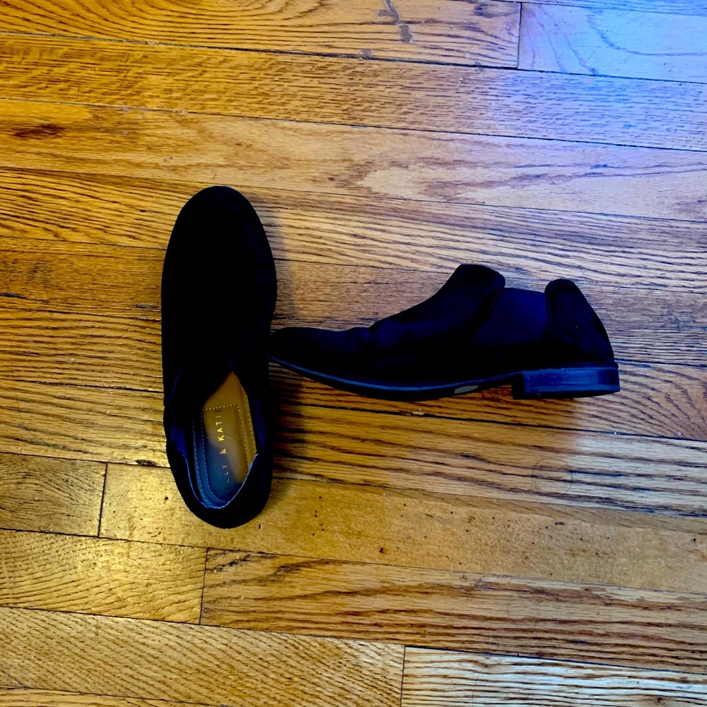 ISO Kelly & Kati Suede Ankle Boots - Black